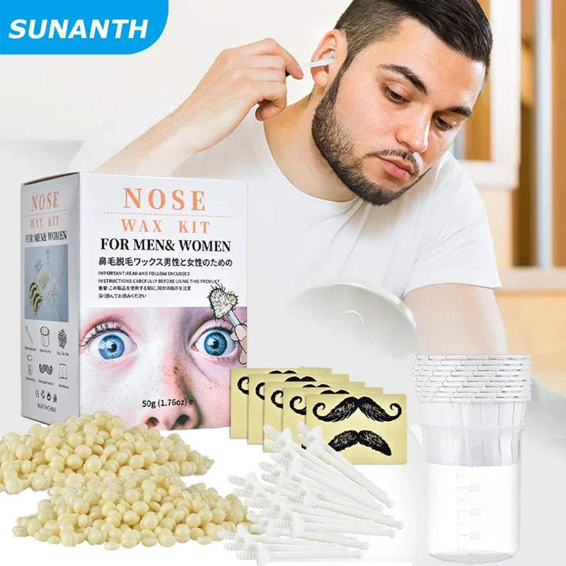 XMSJ Nose Wax Kit – Painless Nose Hair Removal Unisex