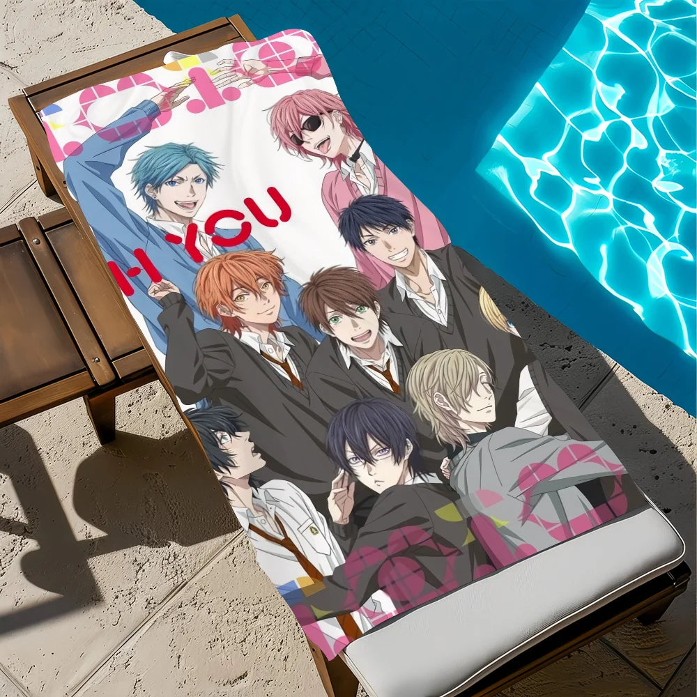 Anime Quick-Dry Beach Towel | Soft Lightweight Multipurpose