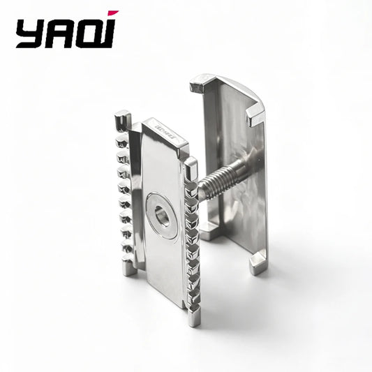 2026 YAQI 1.50 OC Sentinel Ssp Safety Razor Head for Men 316 Stainless Steel Polished with 1.5mm Blade Gap Peaceful Pleasures Health and Wellness