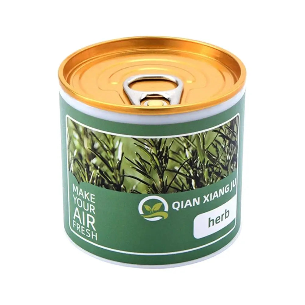 New Solid Car Aromatherapy Canned Car Interior Fragrance 60 days Long-Lasting Air Freshener Odor Eliminator For Car Home Closet Peaceful Pleasures Health and Wellness K