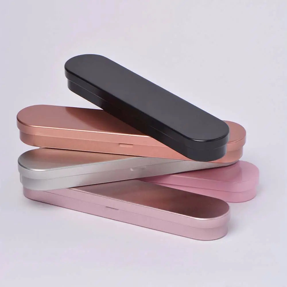 Supplies Multifunction Stationery Storage Box Flip box Student Tin Box Fountain Pen Box Metal Pencil Case Iron Pencil Case Peaceful Pleasures Health and Wellness