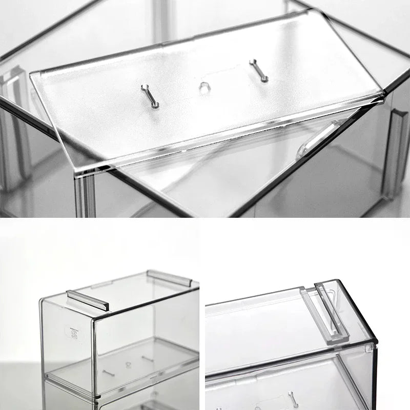 Double-Layer Transparent Car Model Display Box | Dustproof Model Display Case Peaceful Pleasures Health and Wellness