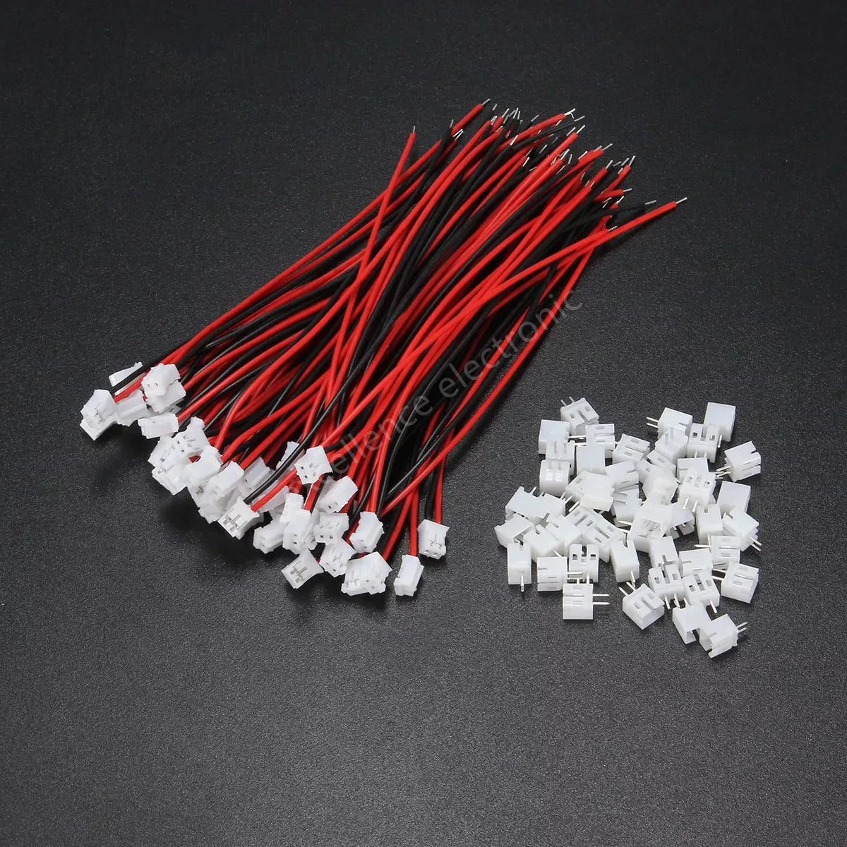 20 SETS Mini Micro JST 2.0 PH 2-Pin Connector plug with Wires Cables 100MM Peaceful Pleasures Health and Wellness
