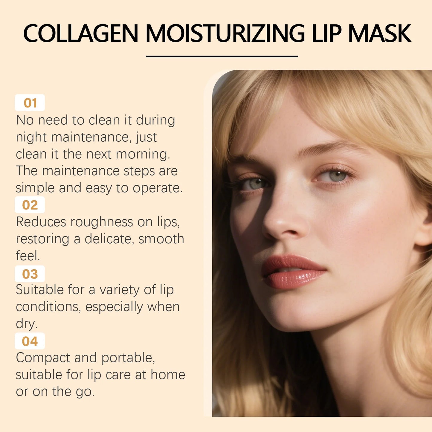 Collagen Overnight Lip Mask – Hydrate, Repair & Fade Lip Lines