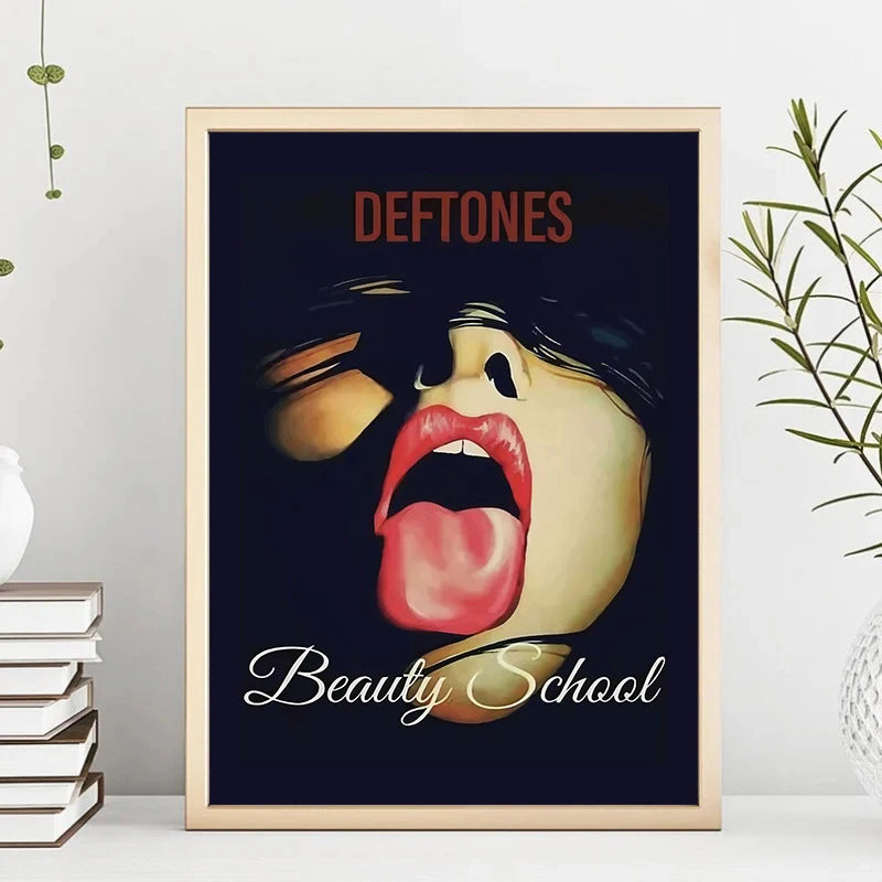 Classic Rock Metal Band Deftones Music Album Posters and Prints Canvas Painting Wall Art Pictures for Club Room Home Decor Peaceful Pleasures Health and Wellness