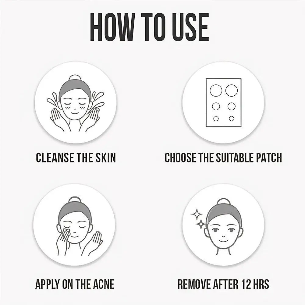 Multi-Color Star Acne Patches – Ultra-Thin Concealer Dots
