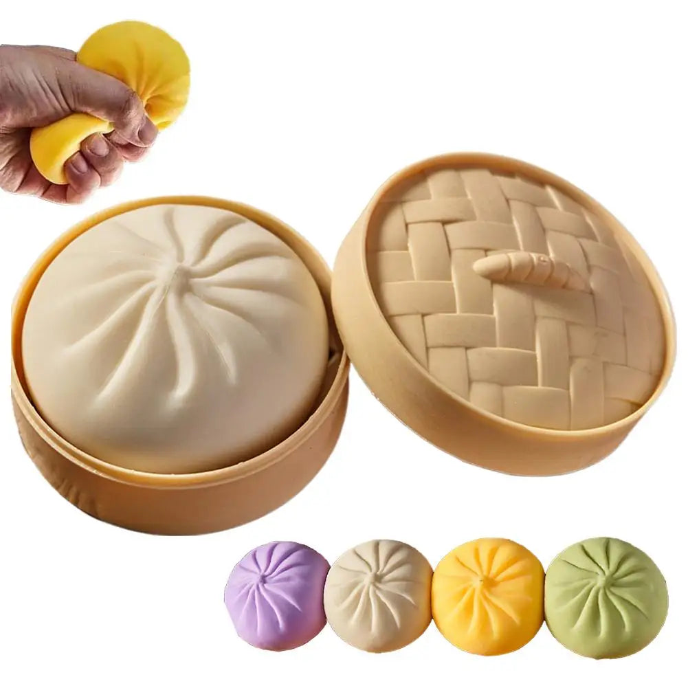 Colorful Dumpling Stress Ball Fidget Sensory Toy Gifts Peaceful Pleasures Health and Wellness B