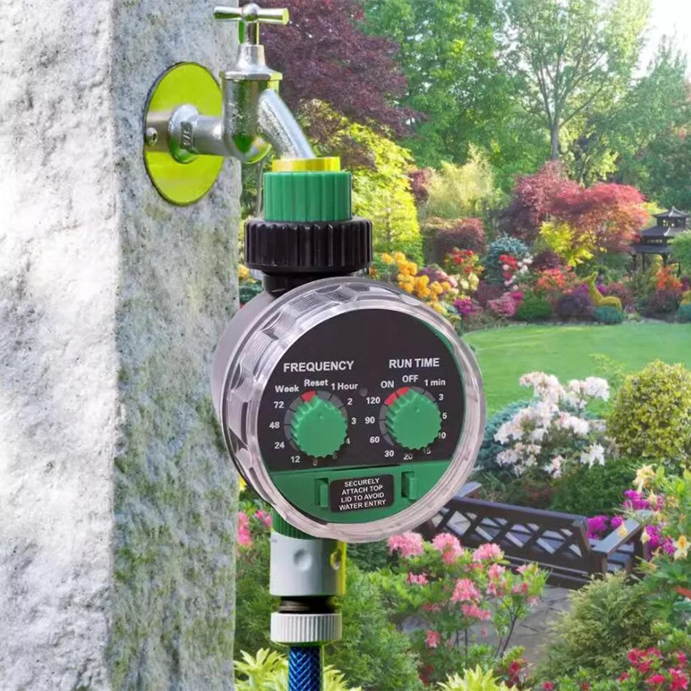 Garden Irrigation Timer 0 Water Pressure Working Controller System Garden Ball Valve Automatic Electronic Watering Timer Home Peaceful Pleasures Health and Wellness