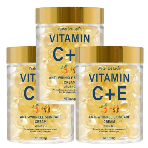 Vitamin C+E Anti-Wrinkle Cream – Retinol & Hyaluronic Acid