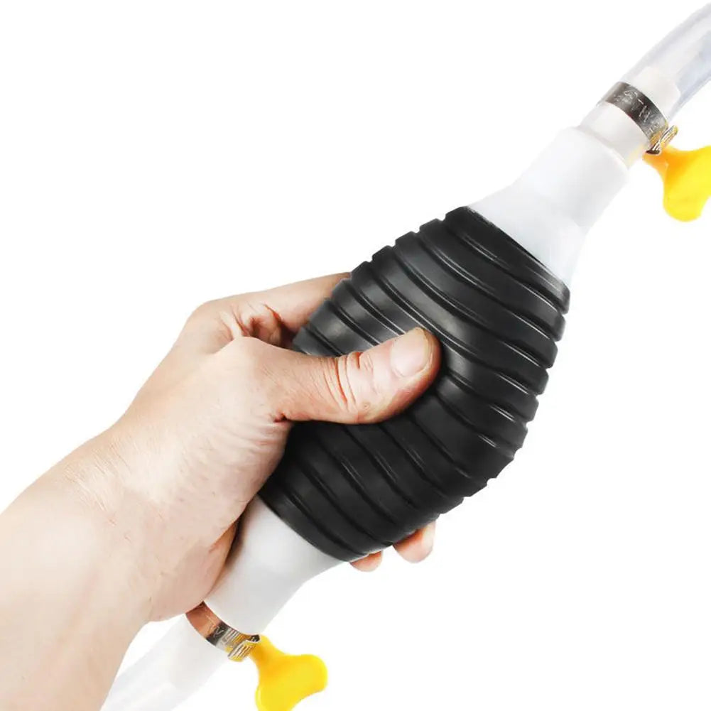 2M PVC Handy Manual Gas Oil Pump Car Fuel Pump Hand Straw Pump For Liquid Gasoline Tuning Fuel Gasoline Diesel Pump Durable Peaceful Pleasures Health and Wellness