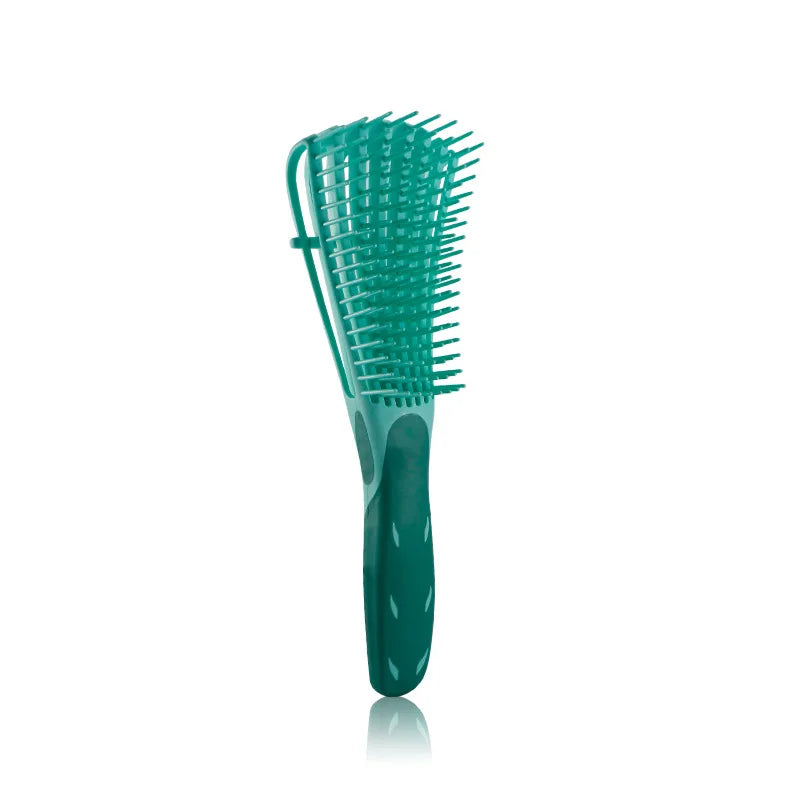 1Pcs Scalp Massage Detangling Brush Anti-Static Smooth Removes Hair Knots Comb For Salon Hairdressing Tools Peaceful Pleasures Health and Wellness Green