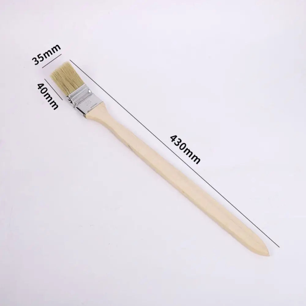 Long Handle Elbow Paint Brush – Solid Wood & Mixed Bristle
