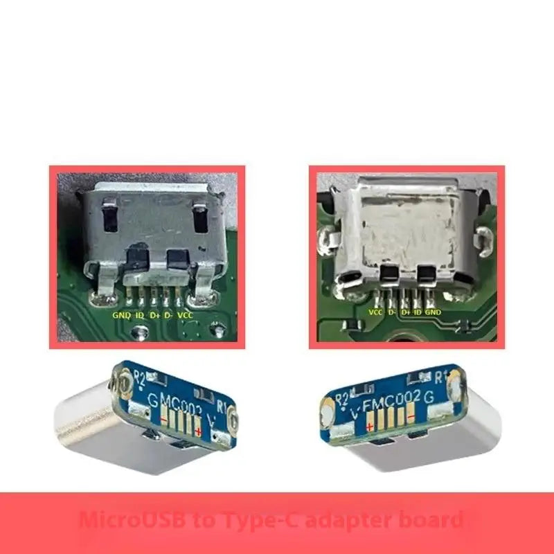 2-Pack USB Type-C Female 5-Pin SMD Socket PCB Solder Connector