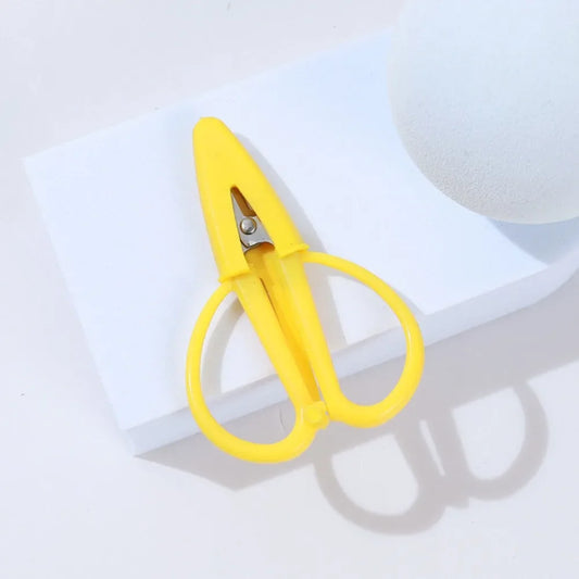 Mini Craft Scissors with Cover | Stainless Steel & Silicone Handle Craft Scissors Peaceful Pleasures Health and Wellness