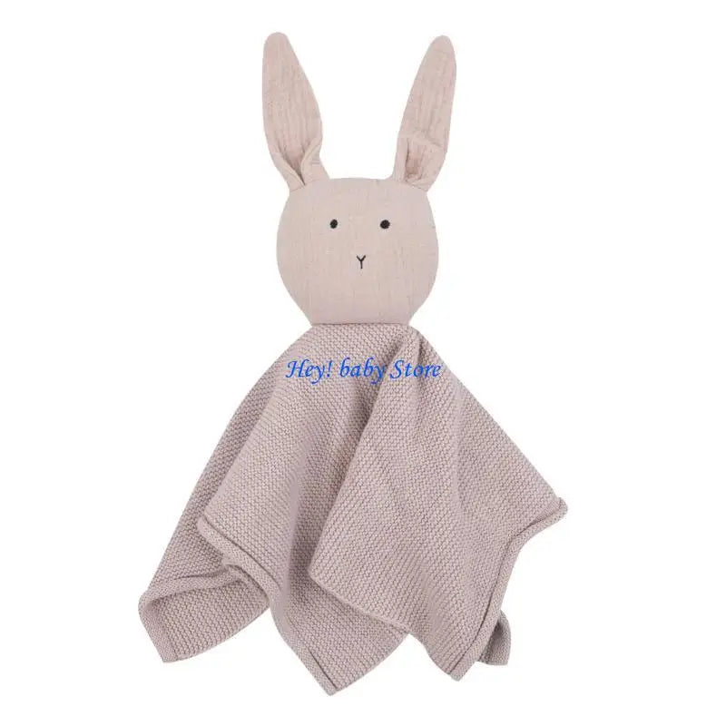 Baby Cotton Soothing Comforter Blanket | Rabbit Snuggle Toy