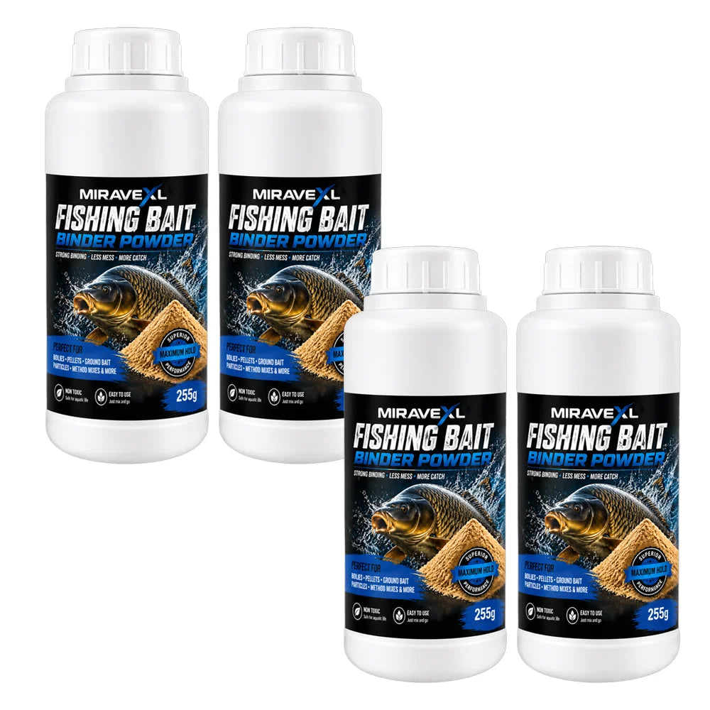 MIRAVEXL Fishing Bait Binder Powder 255g – Boilies & Pellets