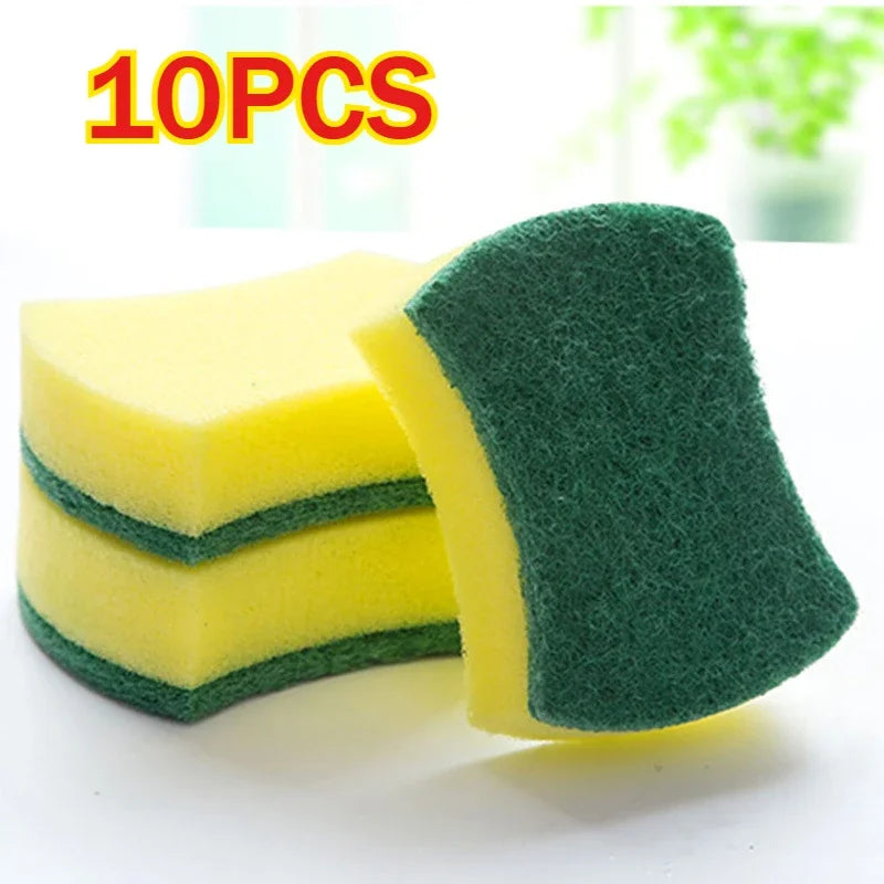 Kitchen Dishwashing Sponge & Scouring Pad Set – Up to 50 Pcs