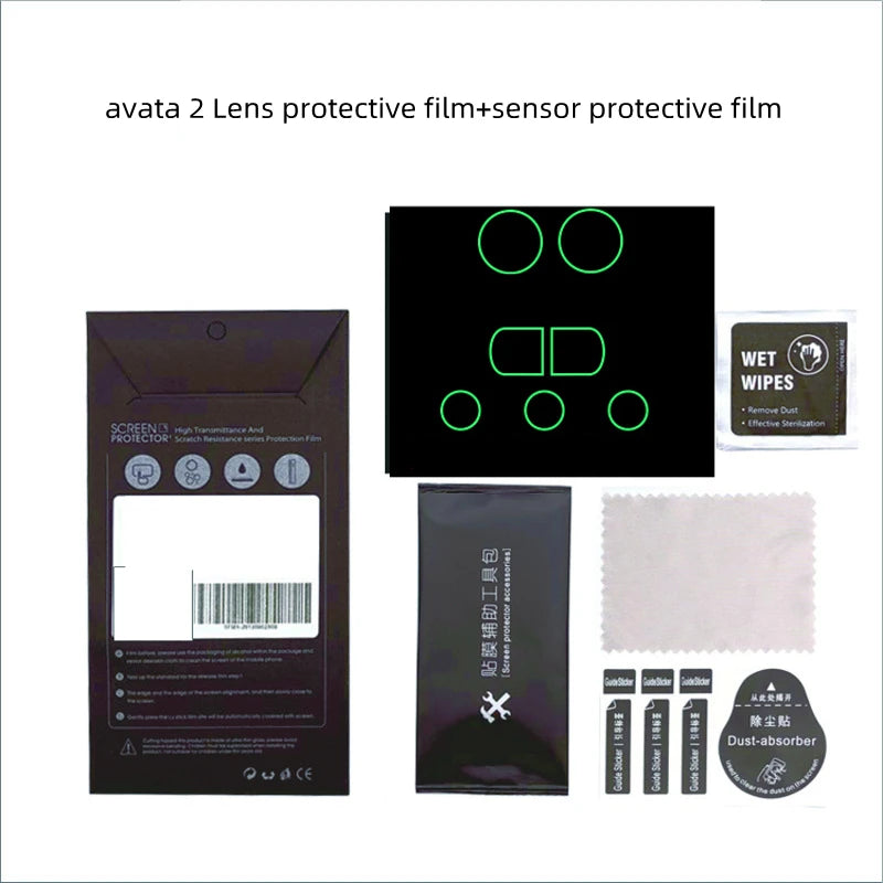 Suitable for DJI Avata 2 Lens Protective Film Sensor Protective Film For Goggles 3 Anti-Scratch Shockproof Lens Protective Films Peaceful Pleasures Health and Wellness for Avata 2