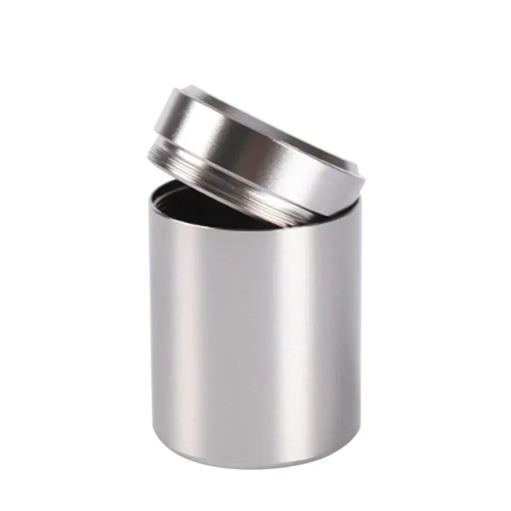 Airtight Smell Proof Aluminum Stash Jar Cute Herb Storage Container Aluminum Stash Box Pill Box 1PC Peaceful Pleasures Health and Wellness