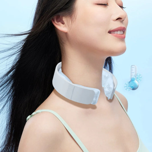 Summer Neck Cooling Collar Reusable Portable Neck Ice Pack Neck Wrap Cooling For Walking Outdoor Activities Relax the neck Peaceful Pleasures Health and Wellness