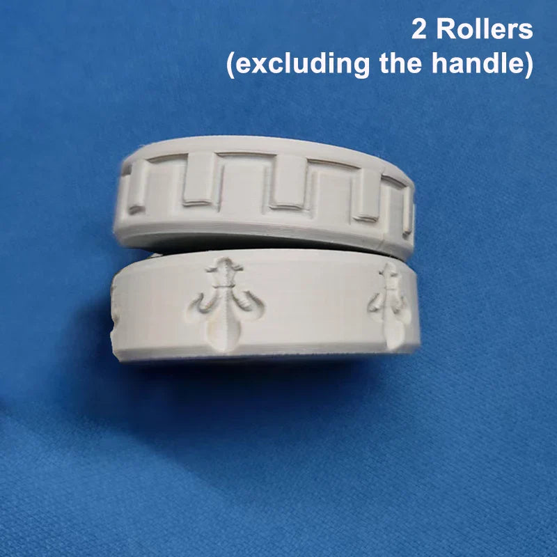 Egyptian Clay Texture Roller Stamp – Pottery & DIY Craft Tool