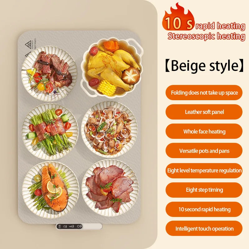 Silicone Heated Chopping Board – Foldable Warm Cutting Mat