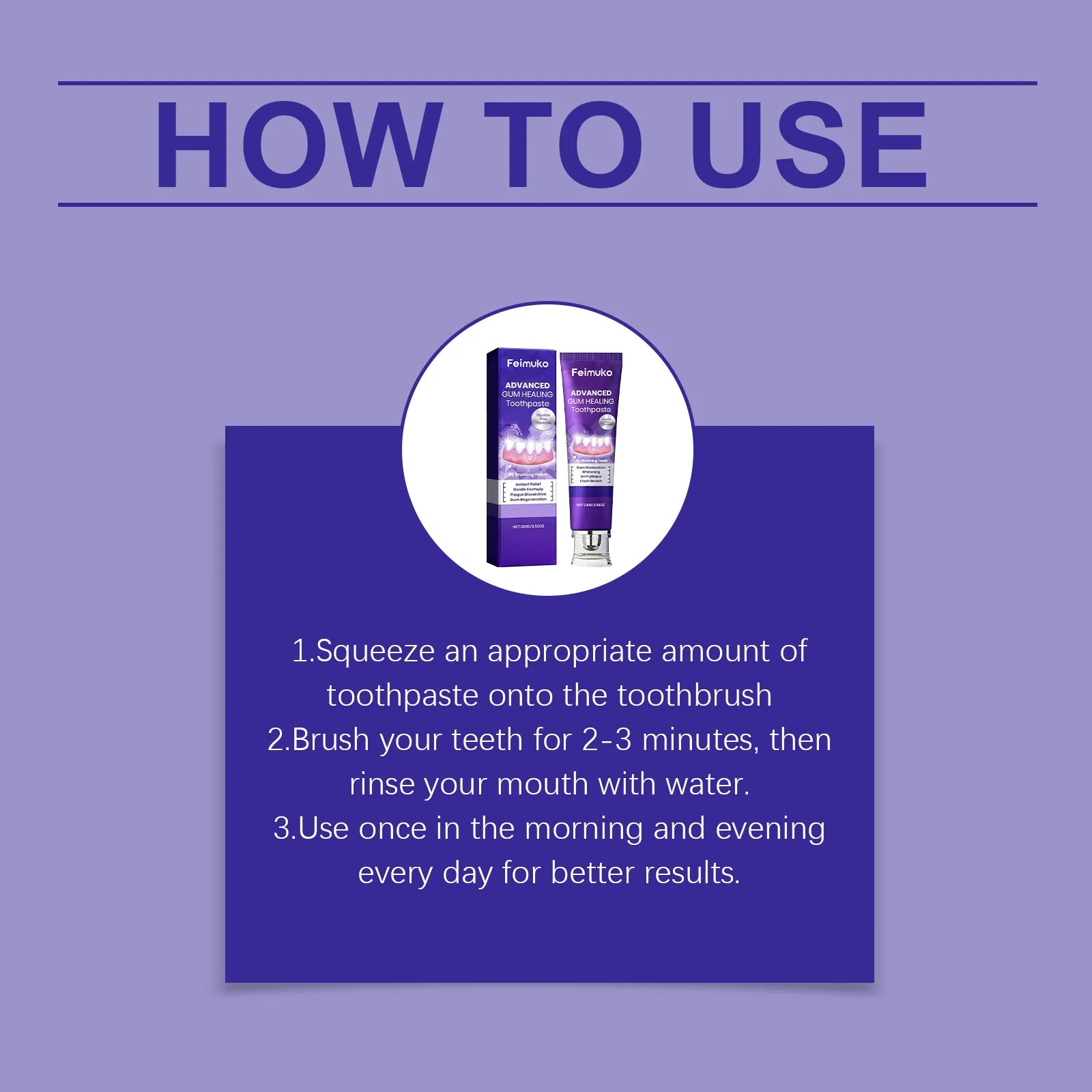 Gum Repair Toothpaste Alleviate Gum Swelling Pain Gentle Cleansing Remove Oral Odor Relieve Tooth Damage Brightening Toothpaste Peaceful Pleasures Health and Wellness
