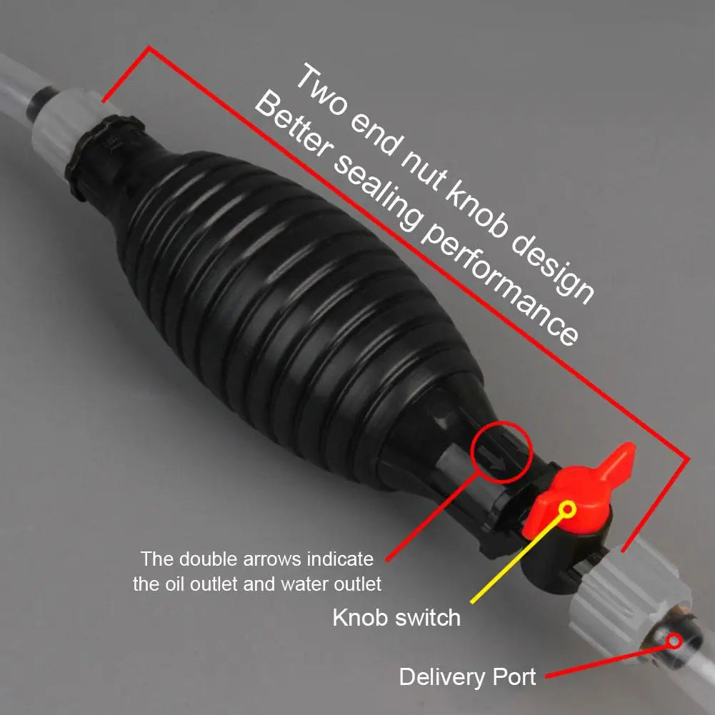 Manual Fuel Transfer Pump for Gasoline, Diesel & Oil Peaceful Pleasures Health and Wellness