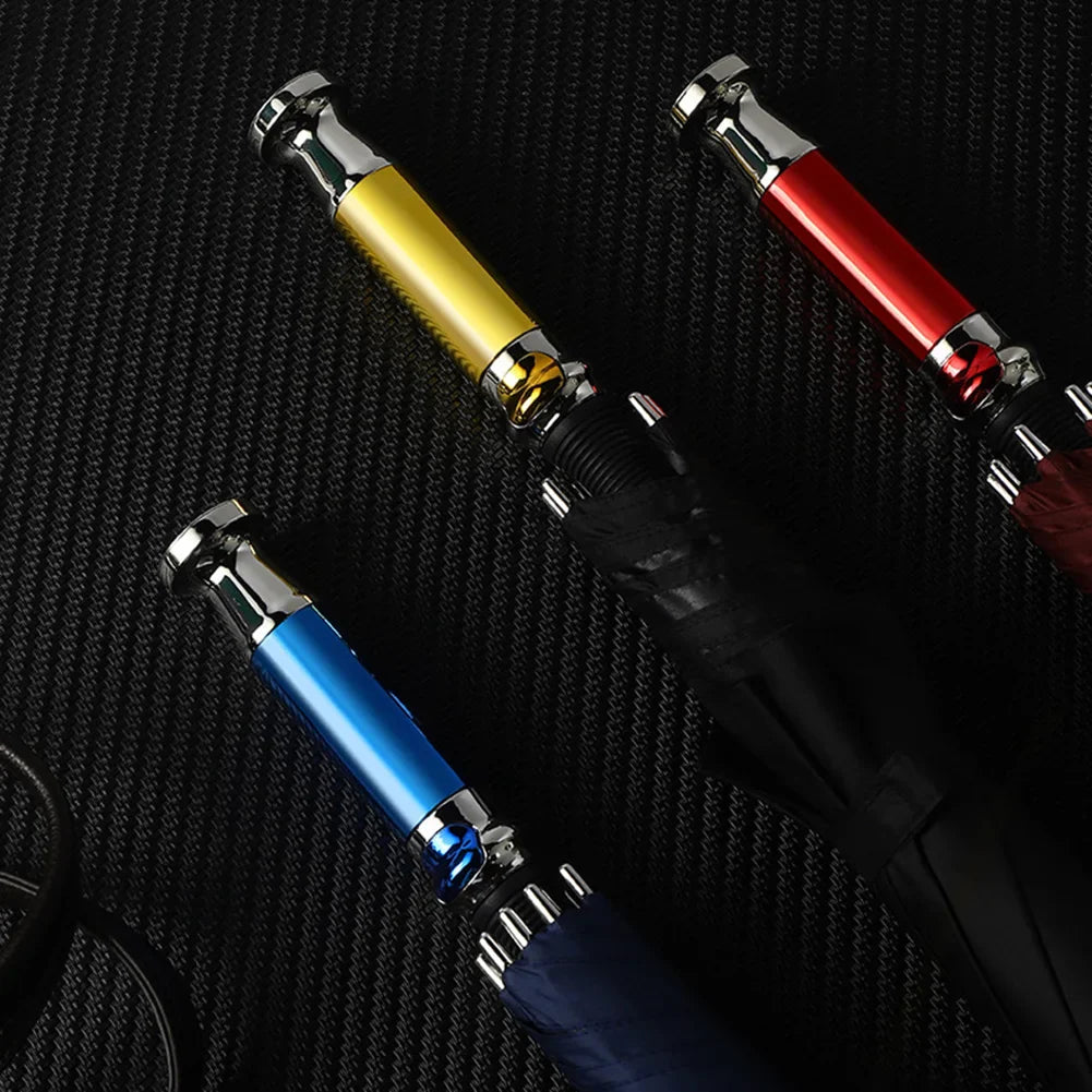PEAKINBAGS Double Layer UV Auto Open Long Handle Umbrella
