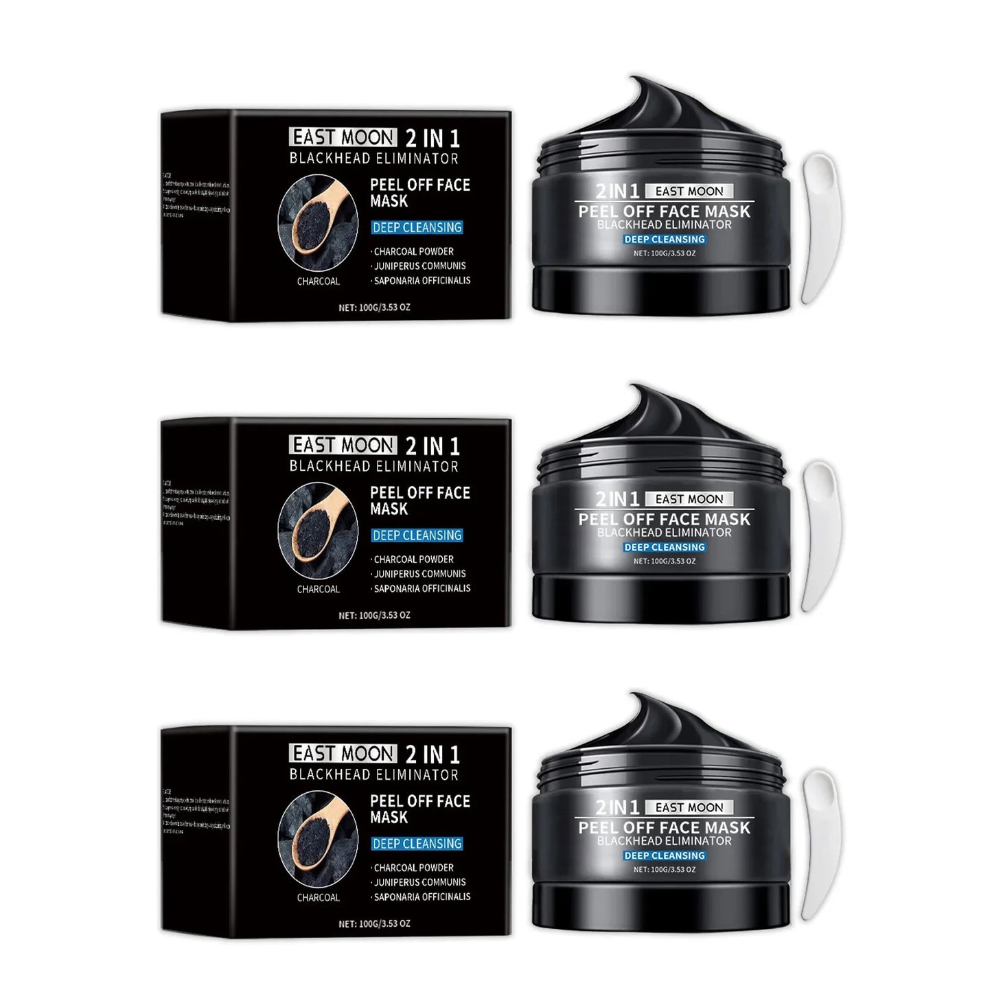 Bamboo Charcoal Blackhead Peel Mask – Pore & Oil Control