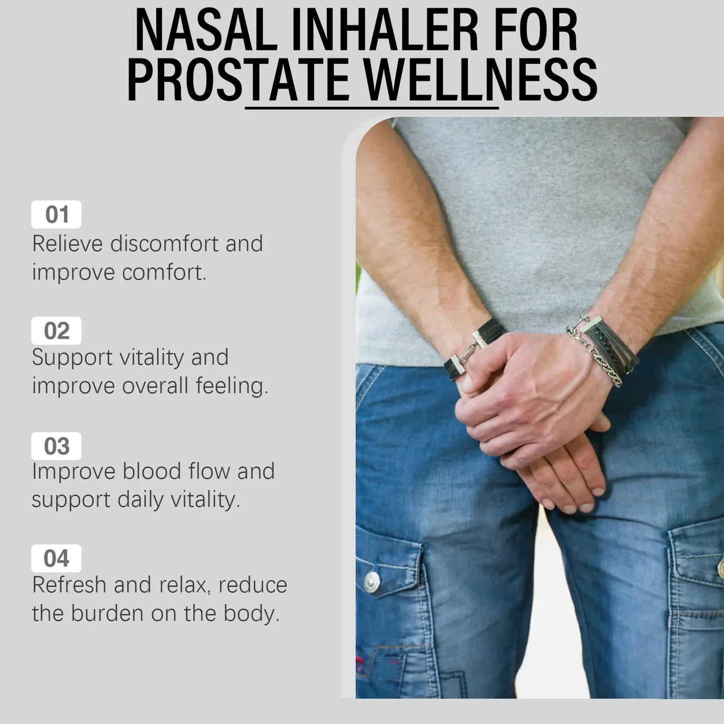 Ximonth Cooling Mint Nasal Inhaler Stick – Energy Boost for Men