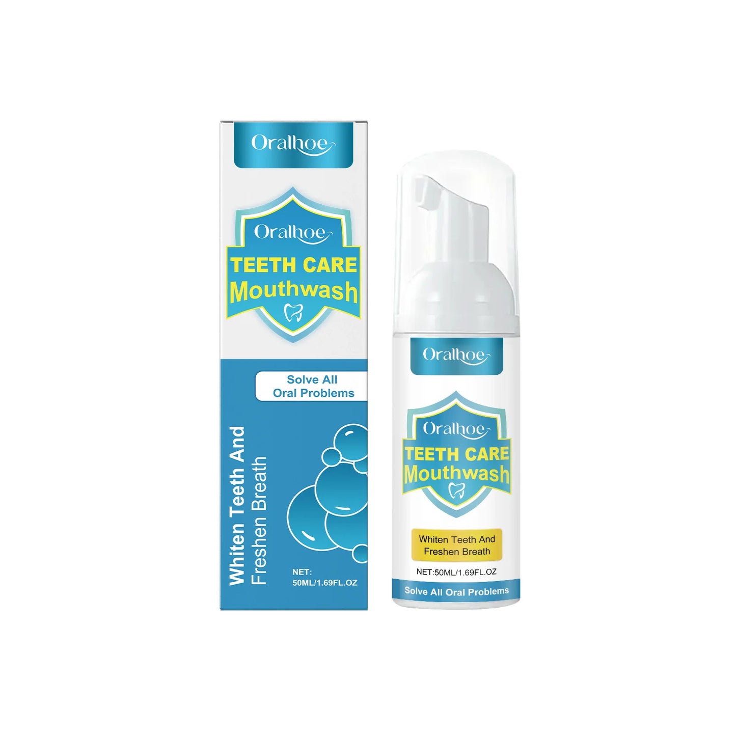 Oralhoe Teeth Whitening Foam – Mint Oral Care Mousse