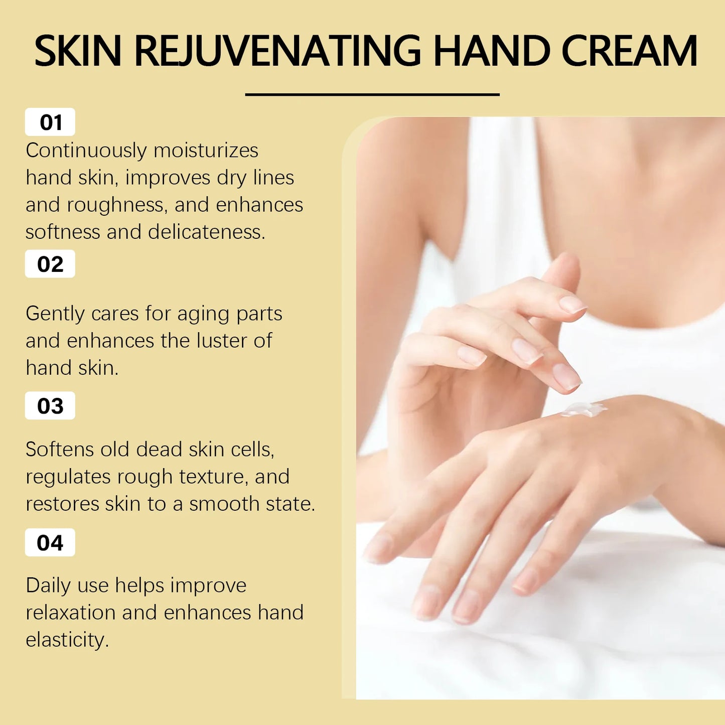 Hand Cream with Niacinamide, Retinol & Hyaluronic Acid – 30g