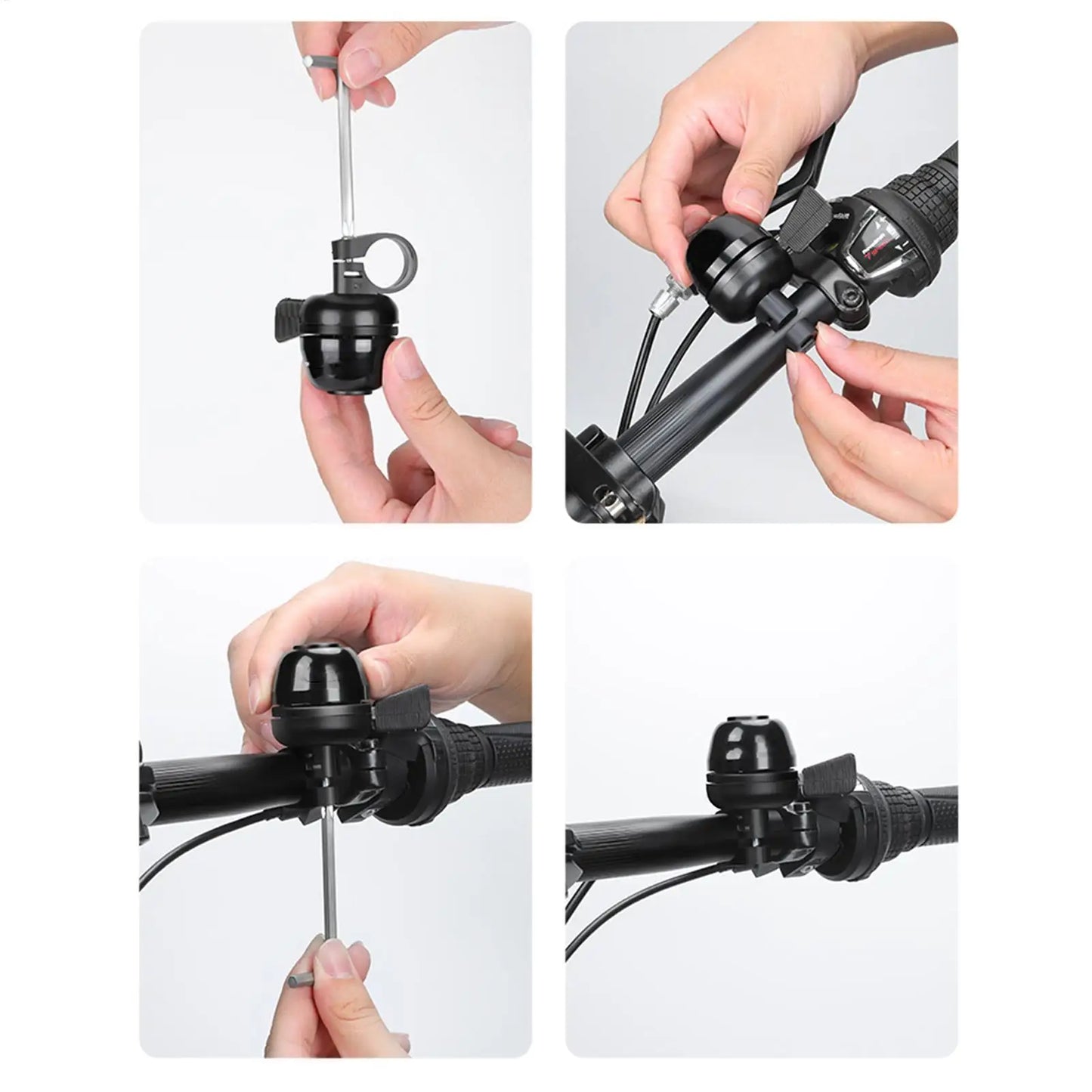 Aluminum Alloy Bike Bell – Loud Clear Ring for Adults