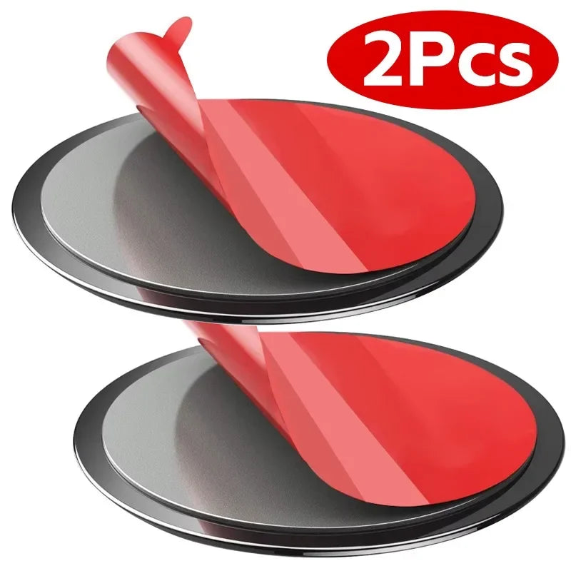 Car Adhesive Suction Disc Pad Base for Phone GPS Dash Cam 2-Pack
