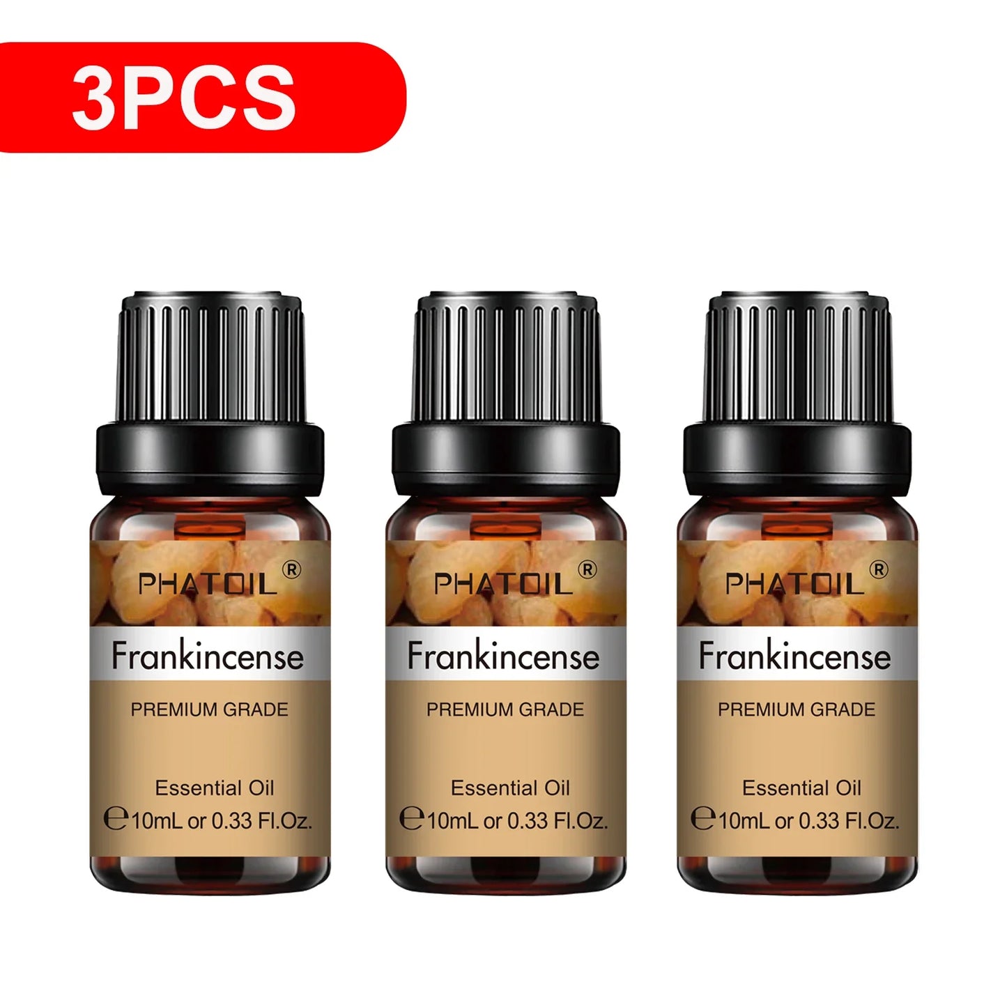 PHATOIL 3-Pack Essential Oils Gift Set | 10ml Aromatherapy Oils