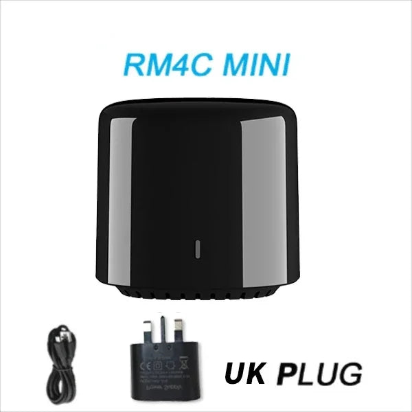 Broadlink RM4C Mini WiFi IR Smart Remote Control Bestcon Universal Infrared Remote Controls work with Alexa Google Home For AC Peaceful Pleasures Health and Wellness RM4C MINI UK China Mainland