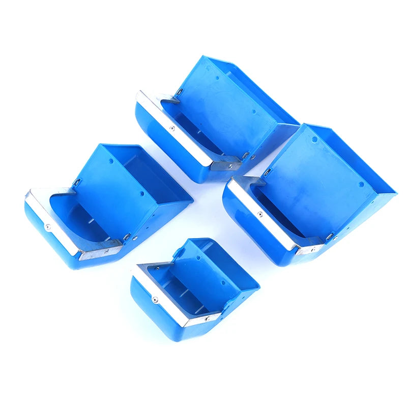 Rabbit Feed Box Hopper | Anti-Spill Cage Feeder Trough