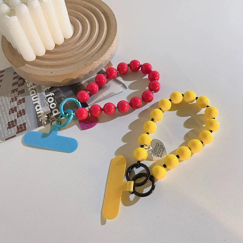 Beaded Phone Wrist Strap – Detachable Wristlet Lanyard