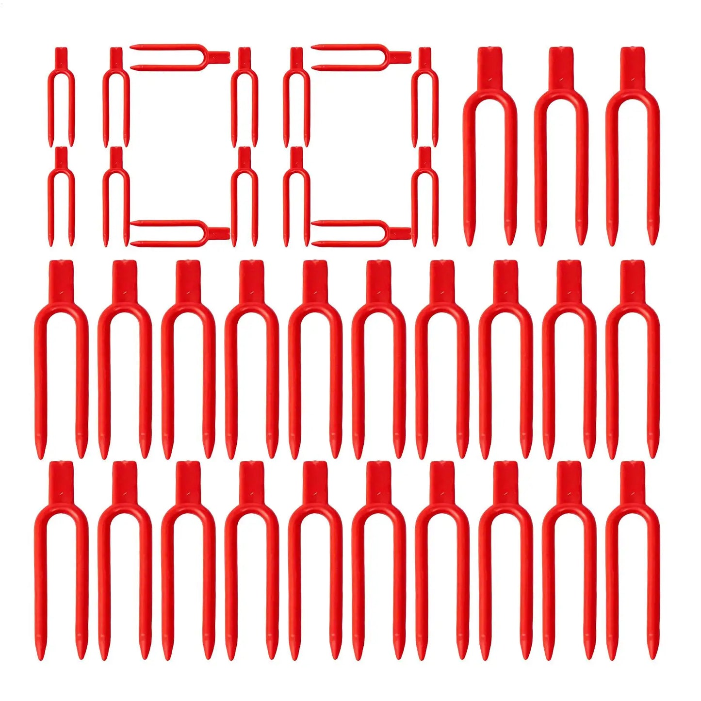 100-Pack Garden Plant Pins – Vine & Strawberry Stem Clips