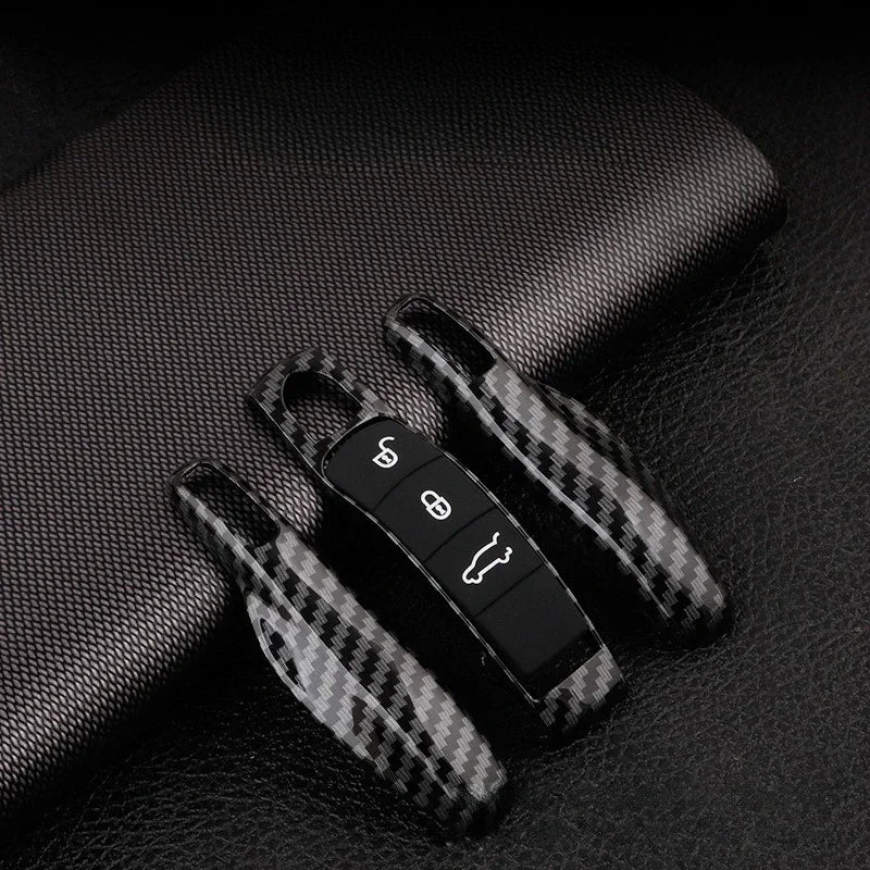 Car Smart Remote Key Case Fob Covers Set Shell for Porsche Panamera Spyder Carrera Macan Boxster Cayman Cayenne 911 970 981 991 Peaceful Pleasures Health and Wellness