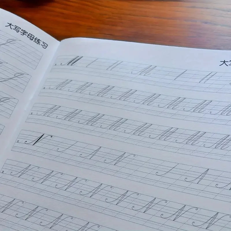 A4 English Handwriting Practice Workbook Educational Toy Calligraphy