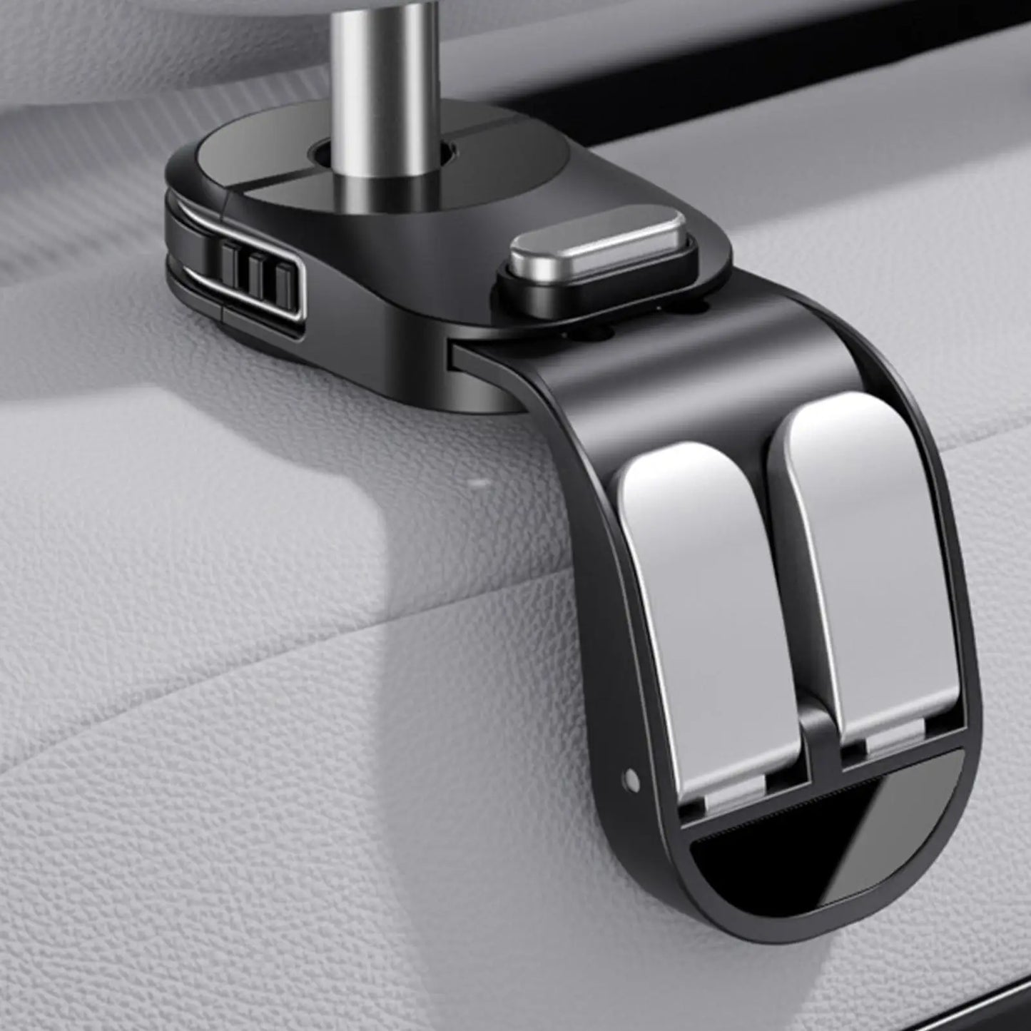 Car Headrest Hook – Retractable Double Hook Seat Organizer