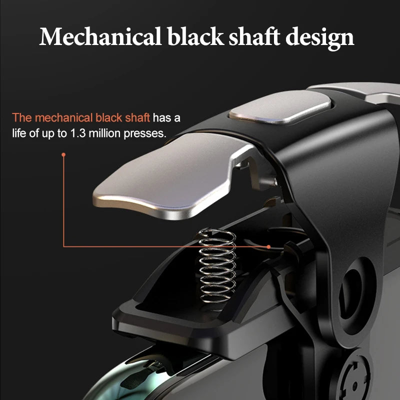 S03 mobile phone eating chicken artifact auxiliary shooting metal key game handle joystick for cell phone Peaceful Pleasures Health and Wellness