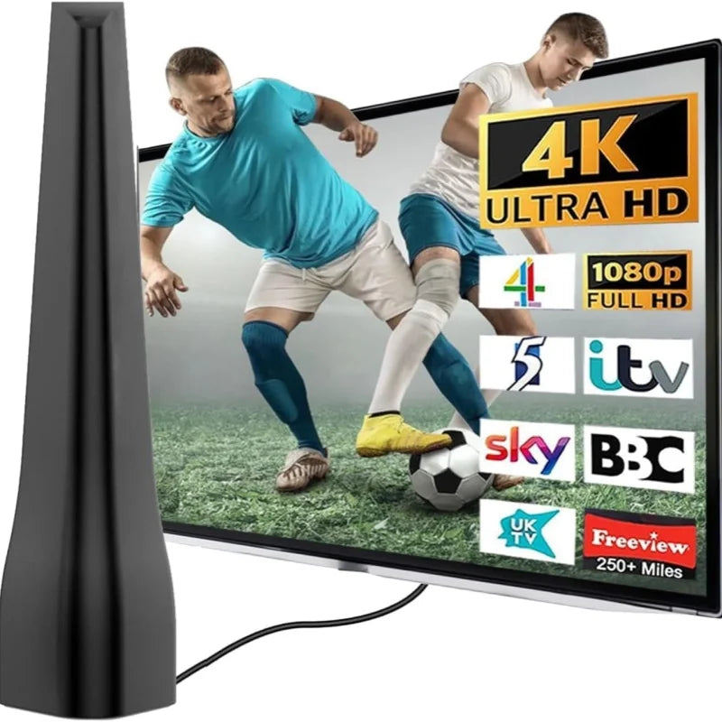 HD Indoor TV Antenna ATSC DVB-T2 Omnidirectional – Free HDTV