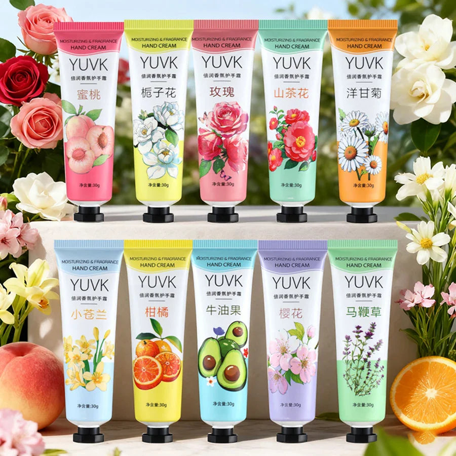 20pc Fruit & Flower Hand Cream Gift Set – Deep Moisturizing