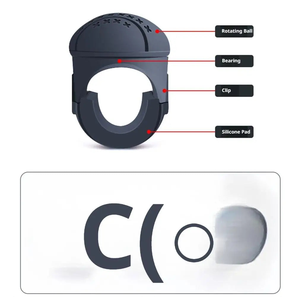 Steering Wheel Spinner Knob – 360° Non-Slip One-Hand Booster