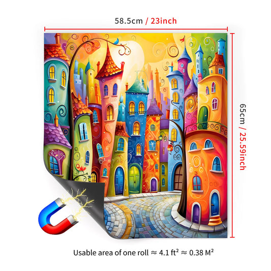 65x58.5CM household dishwasher magnetic sticker kitchen and refrigerator magnet board Peaceful Pleasures Health and Wellness MDS17