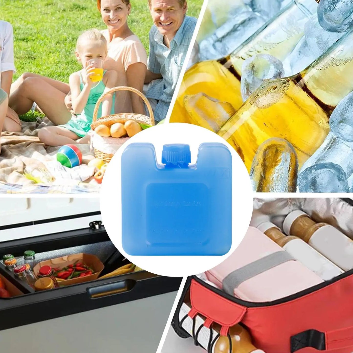 Ice box air conditioning fan ice crystal refrigeration breast milk preservation cold chain transportation ice bag ice boxes Peaceful Pleasures Health and Wellness