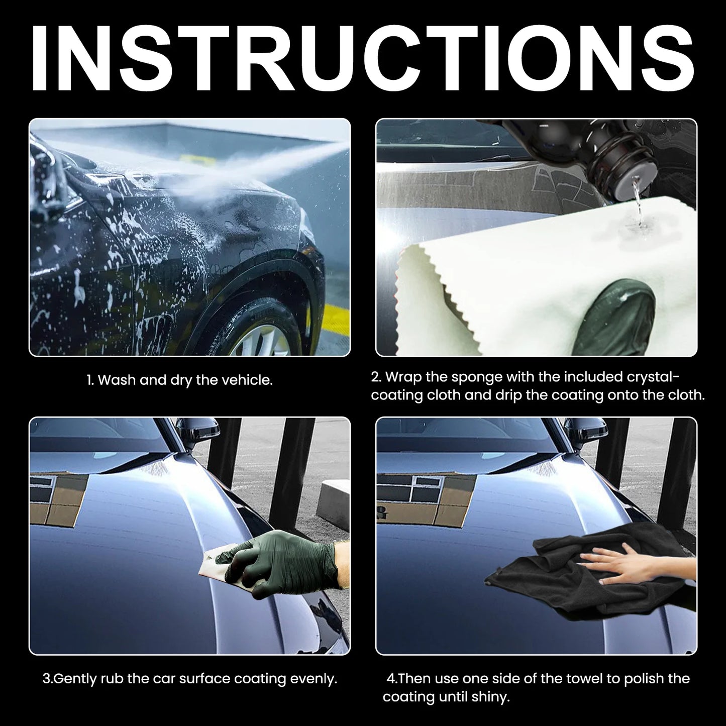 Rayhong Graphene Ceramic Car Coating | Waterproof Crystal Paint